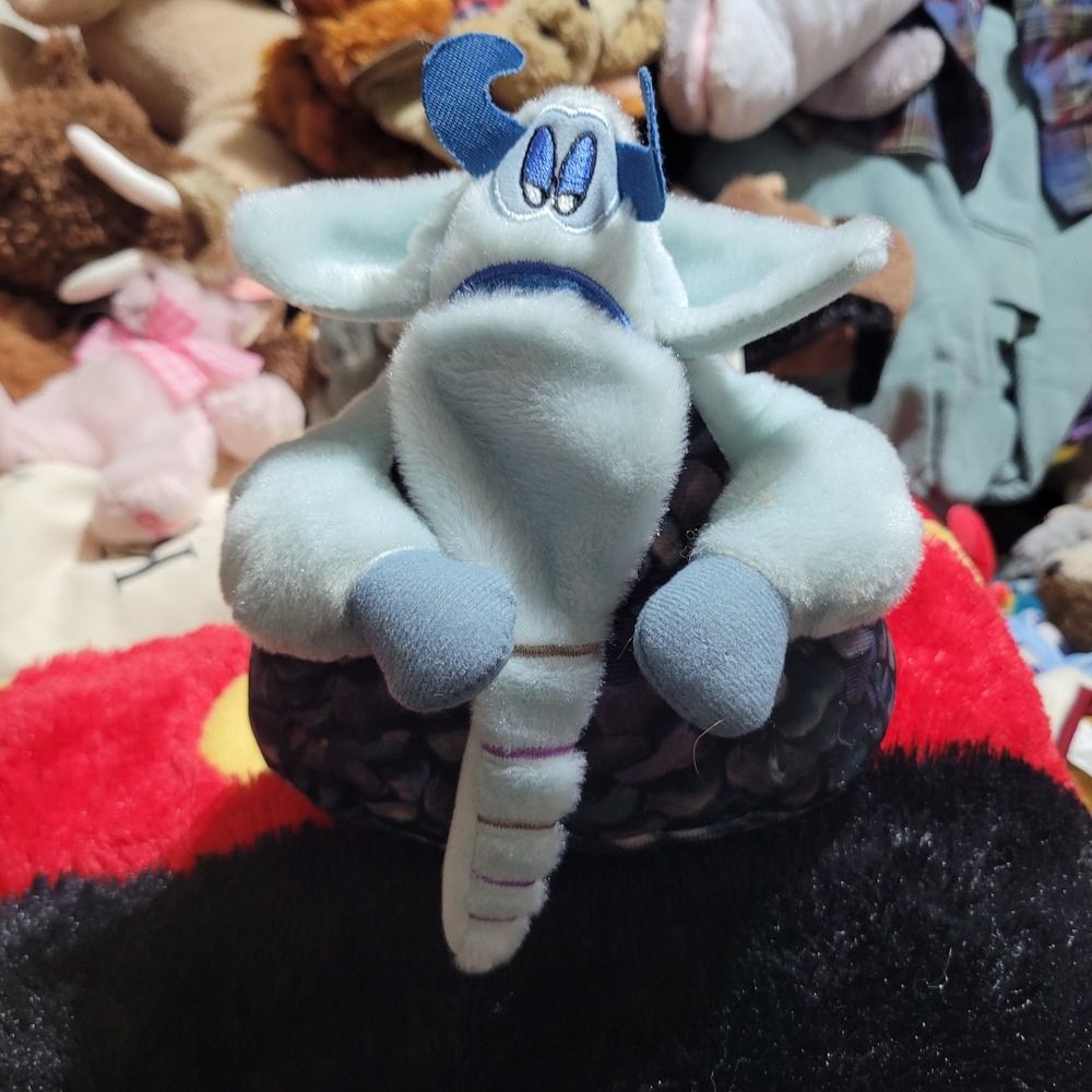 Smallfoot Movie Fleem Plush Stuffed Animal Light Blue Yeti Toy